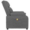 vidaXL Massage Chair Dark Grey Fabric