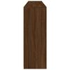vidaXL Sideboard with LED Lights Brown Oak 202x37x100 cm