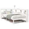 vidaXL Bookcase Bed without Mattress White 90x200 cm Solid Wood Pine