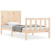 vidaXL Bed Frame without Mattress 100x200 cm Solid Wood Pine