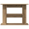 vidaXL Aquarium Stand Artisan Oak 80x35x60 cm Engineered Wood