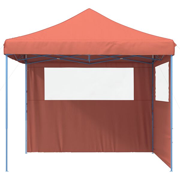 vidaXL Party Tent Folding Terracotta 292 x 292 x 315 cm Oxford Fabric