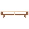 vidaXL Monitor Stand 60x27x14 cm Solid Wood Pine