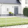vidaXL Garden Fence White 170 x 215 cm Powder-Coated Steel