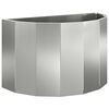 vidaXL Planter Silver 60 x 30 x 35 cm Galvanised Steel