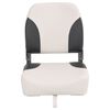 vidaXL Boat Seat with Fixing Strap Foldable 41x36x48 cm
