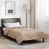 vidaXL Summer Duvet Taupe 220 x 155 cm Microfiber