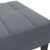 vidaXL Footstool Dark Grey 77x55x31 cm Velvet