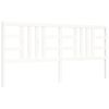 vidaXL Bed Frame without Mattress White 200x200 cm Solid Wood