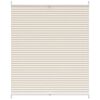 vidaXL Plisse Blind 100x125cm Cream