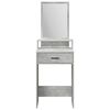 vidaXL Dressing Table Concrete Grey 50 x 41 x 140 cm Engineered Wood