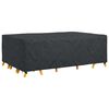vidaXL Furniture Cover Plain Black 300 x 200 x 90 cm 210D