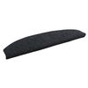 vidaXL Self-adhesive Stair Mats 15 pcs 80 x 24.5 x 3.5 cm Black