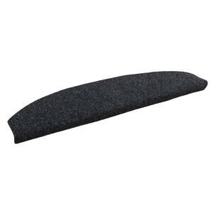 vidaXL Self-adhesive Stair Mats 15 pcs 80 x 24.5 x 3.5 cm Black