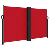 vidaXL Retractable Side Awning Red 140x1000 cm