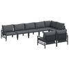 vidaXL Garden Sofa Set Anthracite Steel