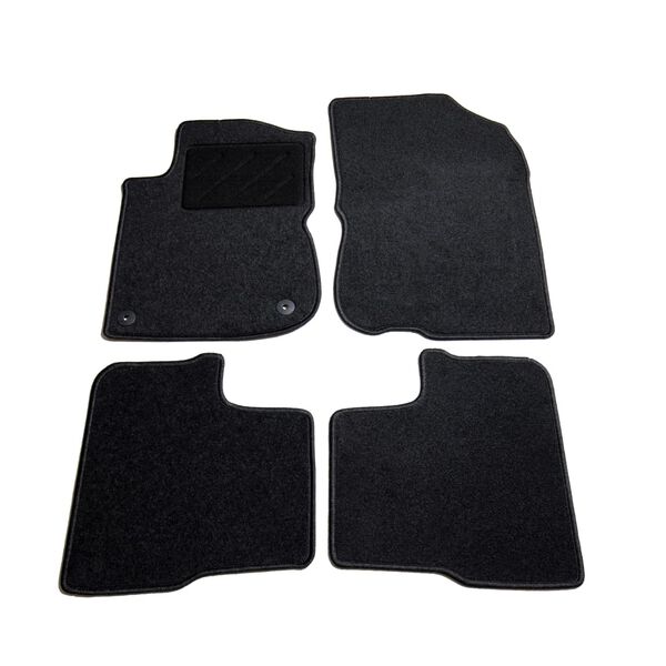 vidaXL 4 Piece Car Mat Set for Peugeot 208