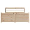 vidaXL Bed Frame with Headboard without Mattress 120x190 cm Small Double