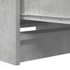 vidaXL Sideboard Concrete Grey 37.5x35x99 cm Engineered Wood