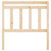vidaXL Bed Headboard 106x4x100 cm Solid Wood Pine