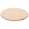 vidaXL Table Top Natural Pinewood Round 25 mm 80 cm