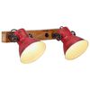 vidaXL Wall Lamp 25 W Distressed Red 45x25 cm E27