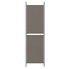 vidaXL 5-Panel Room Divider Anthracite 250x200 cm Fabric