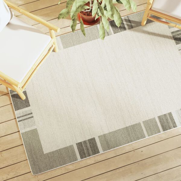 vidaXL Indoor & Outdoor Rug Short Pile Multicolour 120x180 cm