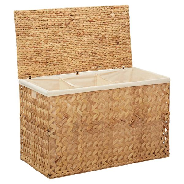 vidaXL Laundry Basket 82x42.5x52.5 cm Water Hyacinth