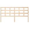 vidaXL Bed Headboard 185.5x4x100 cm Solid Wood Pine