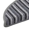 vidaXL Self-adhesive Stair Mats 15 pcs Grey 56 x 17 x 3 cm