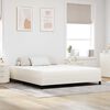 vidaXL Bed Mattress with Mattress Cream 180 x 200 cm Fabric