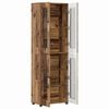 vidaXL Highboard FLORIN Old Wood 60 x 35 x 182 cm Engineered Wood