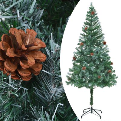 vidaXL Artificial Christmas Tree with Pinecones 180 cm