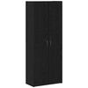 vidaXL Office Cabinet Black Oak 60 x 32 x 152.5 cm Engineered Wood