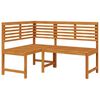 vidaXL Garden Corner Bench 140 cm Solid Acacia Wood