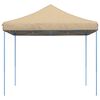 vidaXL Party Tent Folding Beige 292 x 292 x 315 cm Oxford Fabric