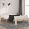 vidaXL Bed Frame without Mattress Solid Wood Pine 100x200cm
