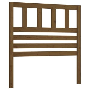 vidaXL Bed Headboard Honey Brown 81x4x100 cm Solid Wood Pine