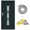 vidaXL Front Door 88 x 200 cm PVC Anthracite