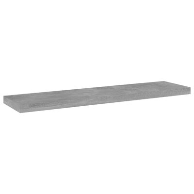 vidaXL Bookshelf Boards 8 pcs Concrete Grey 40x10x1.5 cm Engineered Wood