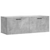 vidaXL Wall Cabinet Concrete Grey 100x36,5x35 cm Engineered Wood