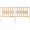 vidaXL Bed Headboard 185.5x4x100 cm Solid Wood Pine