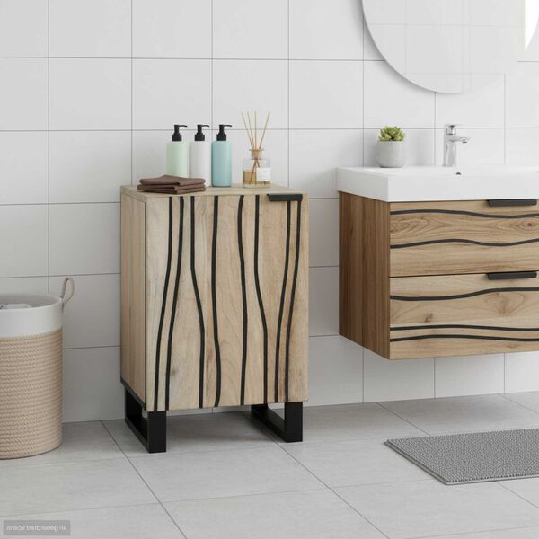vidaXL Bathroom Sink Cabinet White 38 x 33.5 x 58 cm Engineered wood
