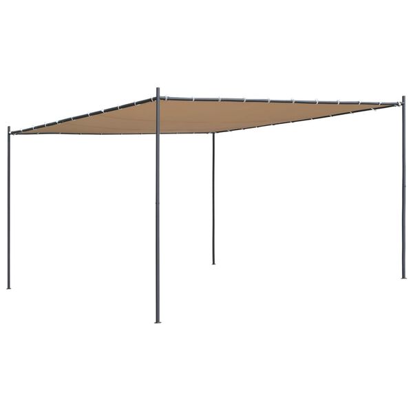 vidaXL Gazebo with Roof 4x4 m Beige