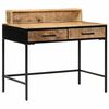 vidaXL Console Table with Drawer with Storage Brown 100 x 55 x 89.5 cm