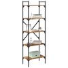 vidaXL Bookcase Old Wood 56 x 32 x 174 cm Engineered Wood