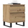 vidaXL Bedside Cabinets 2 pcs Artisan Oak 40x35x50 cm Engineered Wood
