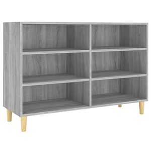 vidaXL Sideboard Grey Sonoma 103.5x35x70 cm Engineered Wood