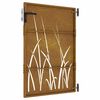 vidaXL Garden Gate 85x150 cm Corten Steel Grass Design